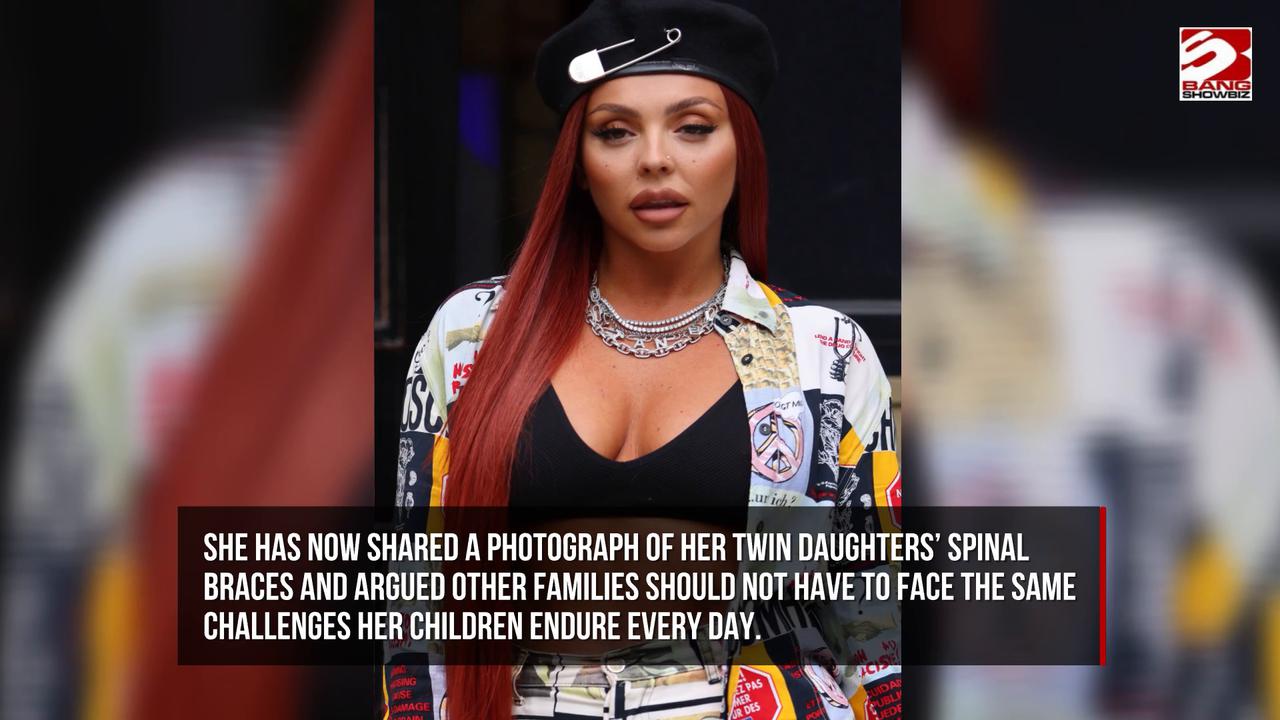 Video thumbnail for Jesy Nelson shares picture of daughters’ braces