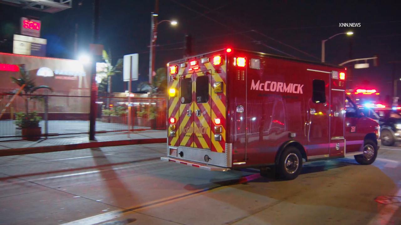 Video thumbnail for US, Los Angeles: Athens LASD Deputy-Involved Crash Into Hydrant.