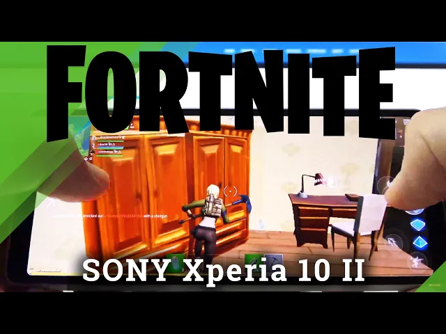Video thumbnail for How Fortnite Works on Sony Xperia 10 II – Best Battle Royale Game Test