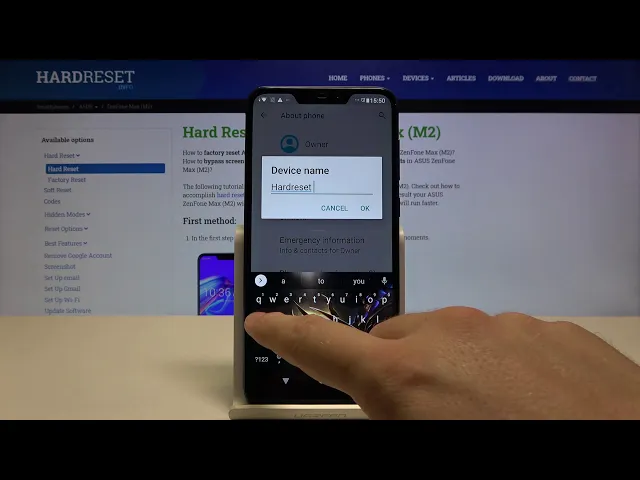 Video thumbnail for How to Rename ASUS ZenFone Max (M2) – Change Device Name
