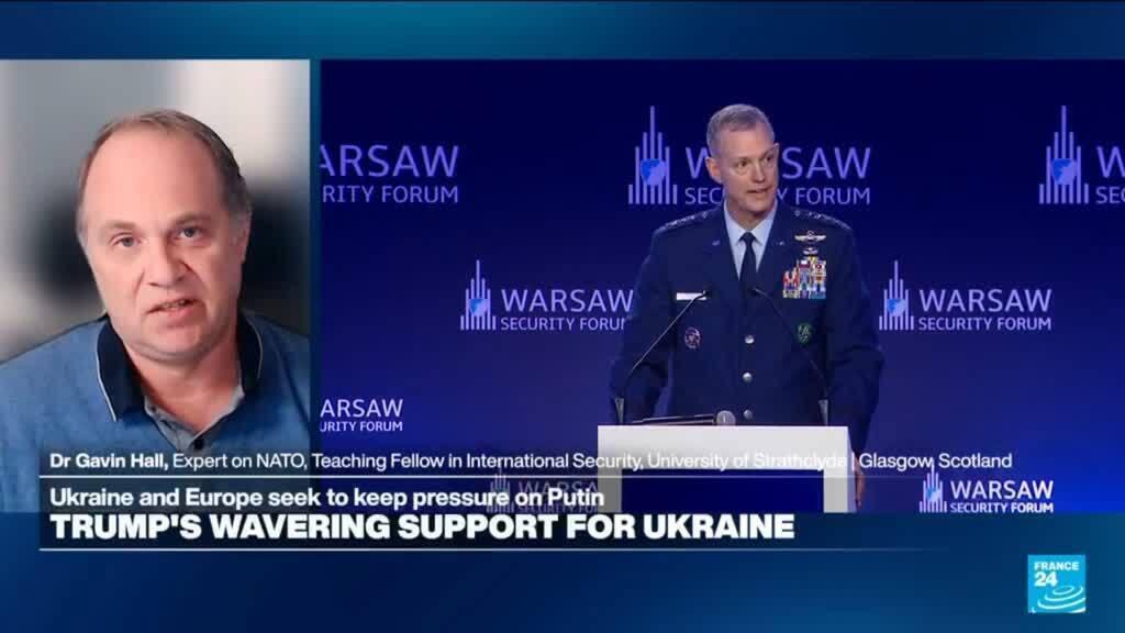 Video thumbnail for Russia seeks to overwhelm NATO allies with crises 'across a wide spectrum of geographic locations'