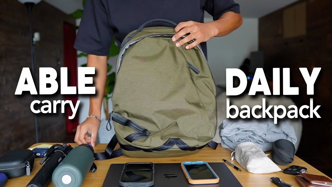Video thumbnail for Best EDC Bag? The Truth About Able Carry Daily BackPack