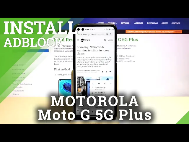 Video thumbnail for How to Install Opera Mini AdBlock on MOTOROLA Moto G 5G Plus – Use Adblock