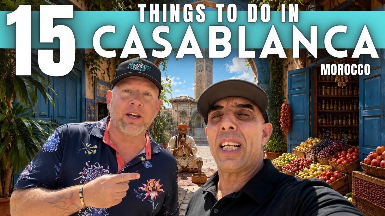 Video thumbnail for Best Things To Do in Casablanca Morocco Travel Guide 2026 4k