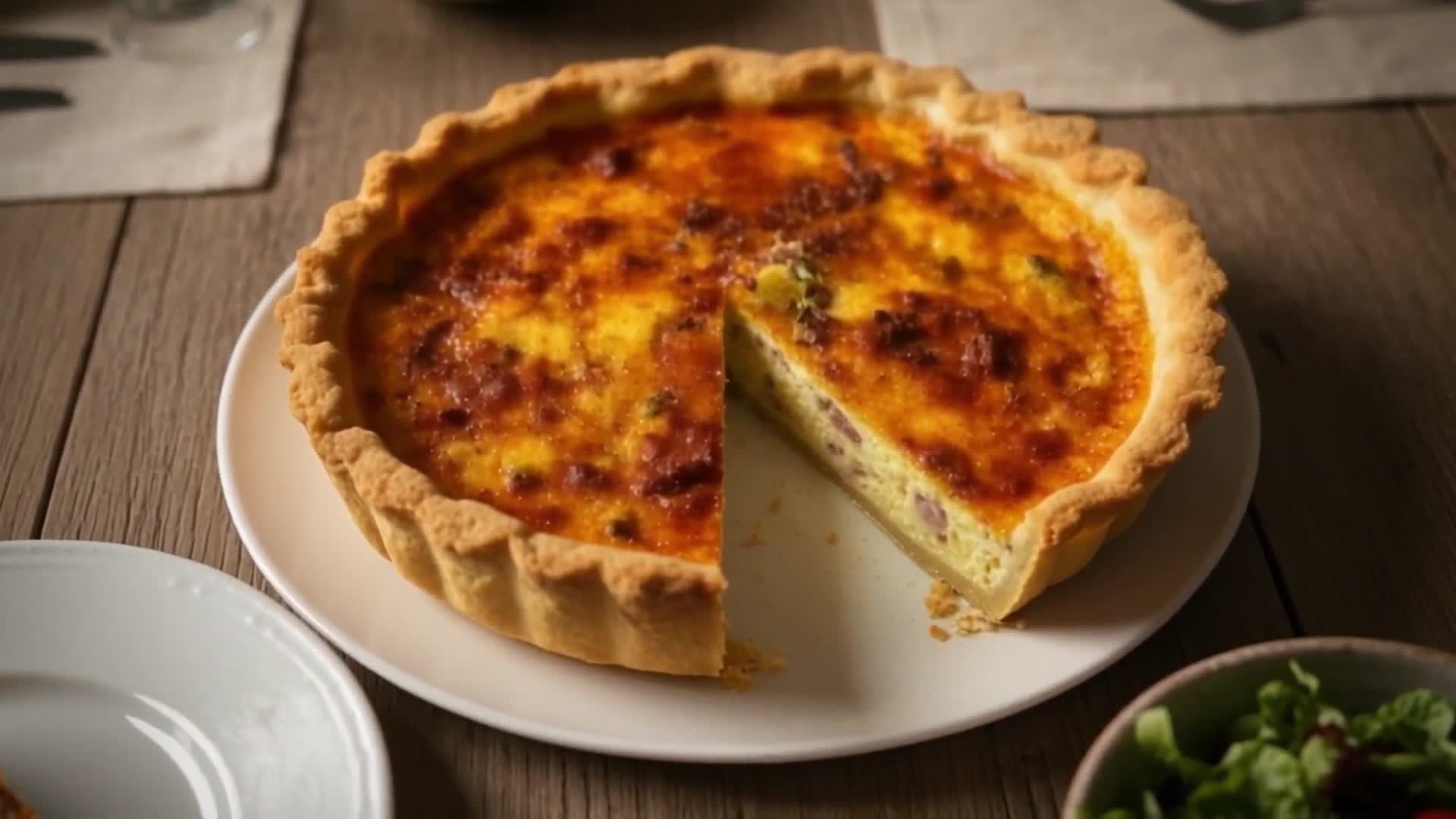 Video thumbnail for How to Make Authentic Quiche Lorraine