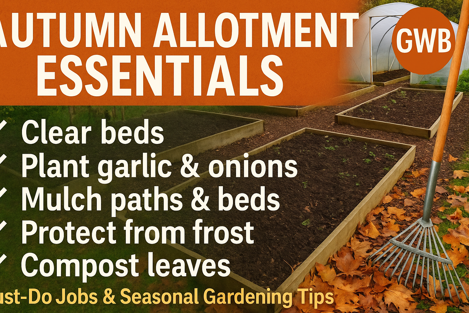 Video thumbnail for 🎥 ✅ Autumn Allotment Essentials 🍂🌱 | Must-Do Jobs & Seasonal Gardening Tips