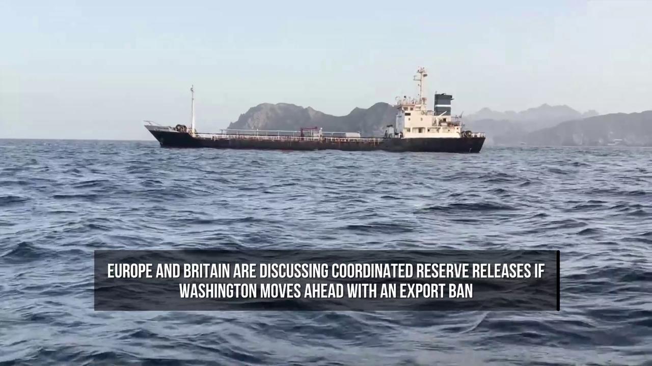 Video thumbnail for Trump Considers US Diesel Export Ban as Europe Prepares Fuel Reserves.