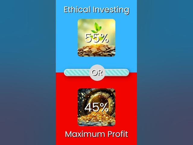 Video thumbnail for Would YOU Invest? Hard Stock Choices! 📊💰 #wouldyourather #challenges #stocks #investing #money