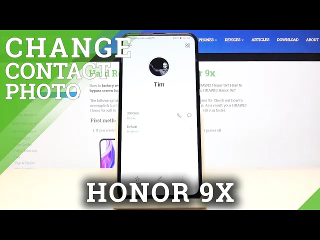 Video thumbnail for How to Add Contact Image on Honor 9x – Change Contact Photo