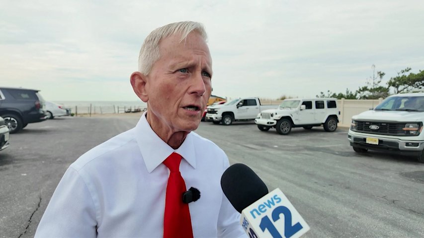 Video thumbnail for Congressman Jeff Van Drew calls for federal aid after severe Long Beach Island beach erosion