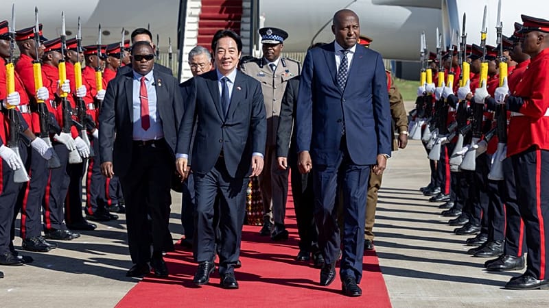 Video thumbnail for Taiwan’s Lai makes Eswatini visit despite travel disruption