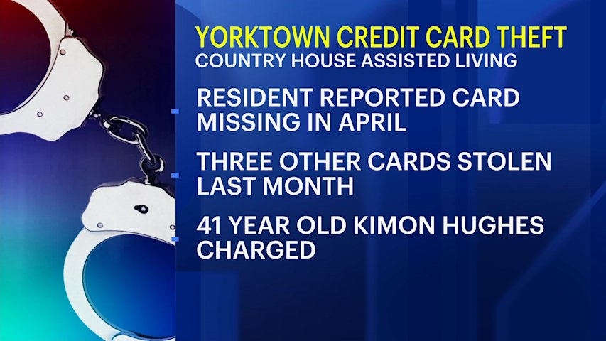 Video thumbnail for Yorktown assisted living employee charged with stealing residents’ credit cards