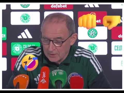 Video thumbnail for Martin O'Neill slaps down journalist at Celtic press conference