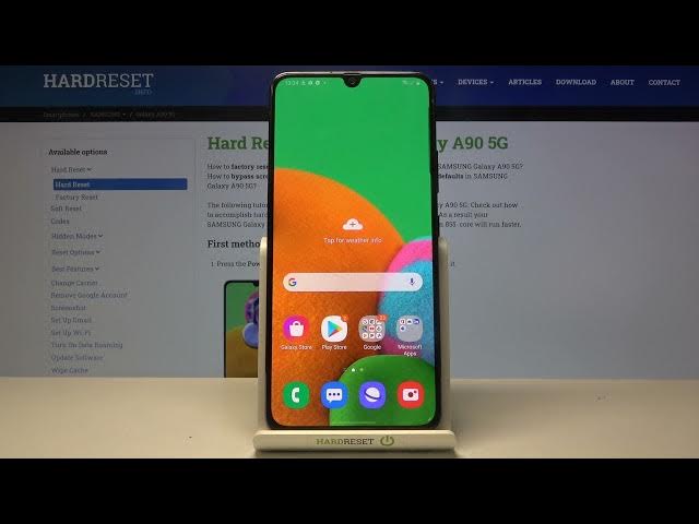 Video thumbnail for How to Change Navigation Bar in SAMSUNG Galaxy A90 5G to Gestures  - Gestures Feature