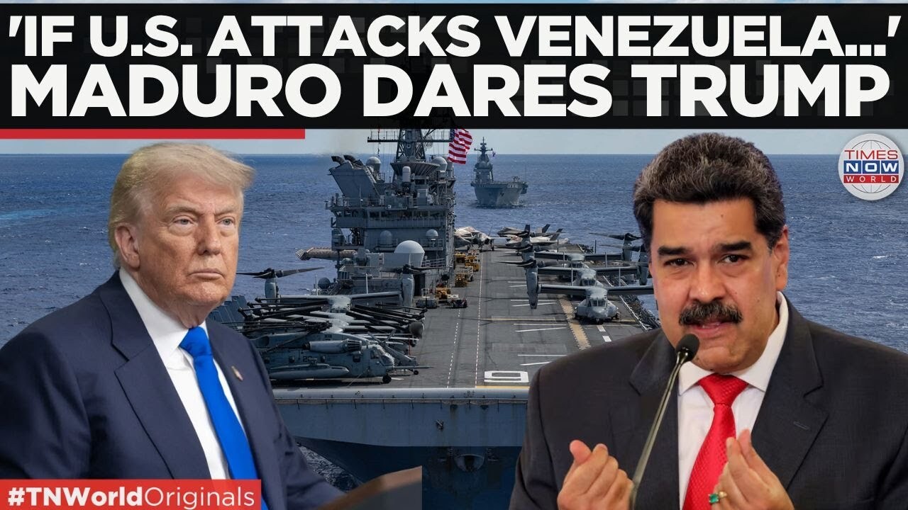 'Video thumbnail for 'Nobody Will Touch Venezuela,' Maduro Hits Back at Trump Says, 'You Attack Sovereignty' | World News'