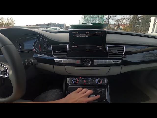 Video thumbnail for How to Change Speech Dialogue Volume in Audi A8 D4 ( 2010 - 2017 )