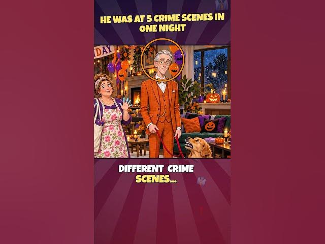 Video thumbnail for He Showed Up at Every Crime Scene. Nobody Noticed Why 🔍 #brainteaser #puzzle #riddles