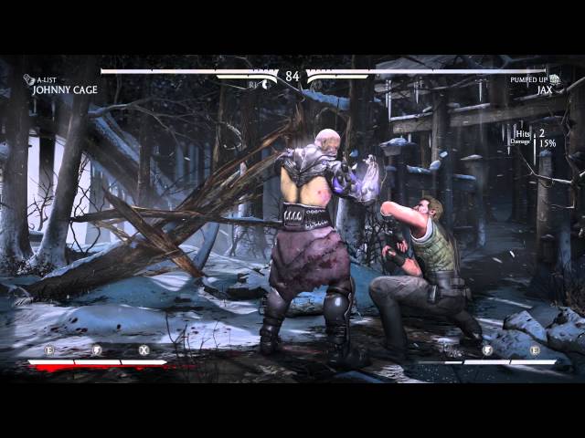 Video thumbnail for Mortal Kombat X - Story Chapter 1 Johnny Cage: Johnny Cage vs Jax (Specials, Grab Attacks Gameplay)