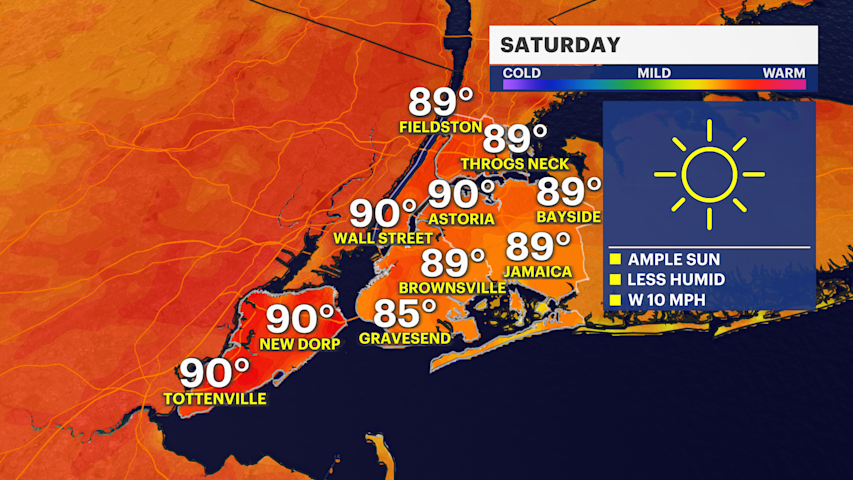 Video thumbnail for Warm weekend ahead for Brooklyn