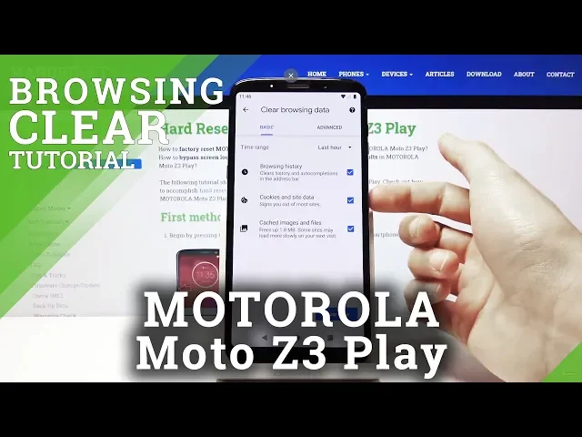 Video thumbnail for How to Clear Browser in MOTOROLA Moto Z3 Play – Clear Browsing History