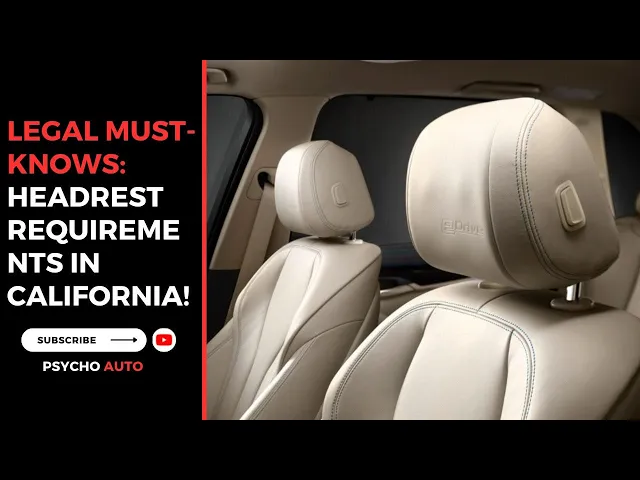 Video thumbnail for Legal Must-Knows: Headrest Requirements in California!