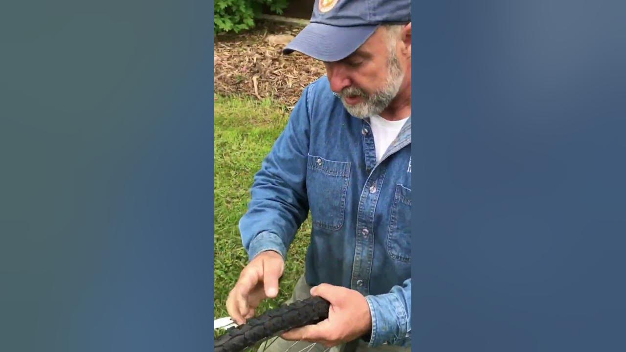 Video thumbnail for Replacing a Bicycle Tire #shorts