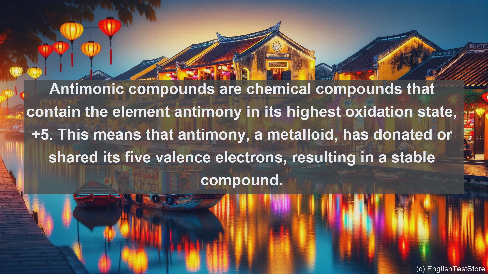 'Video thumbnail for Antimonic compounds in science  definition and examples'