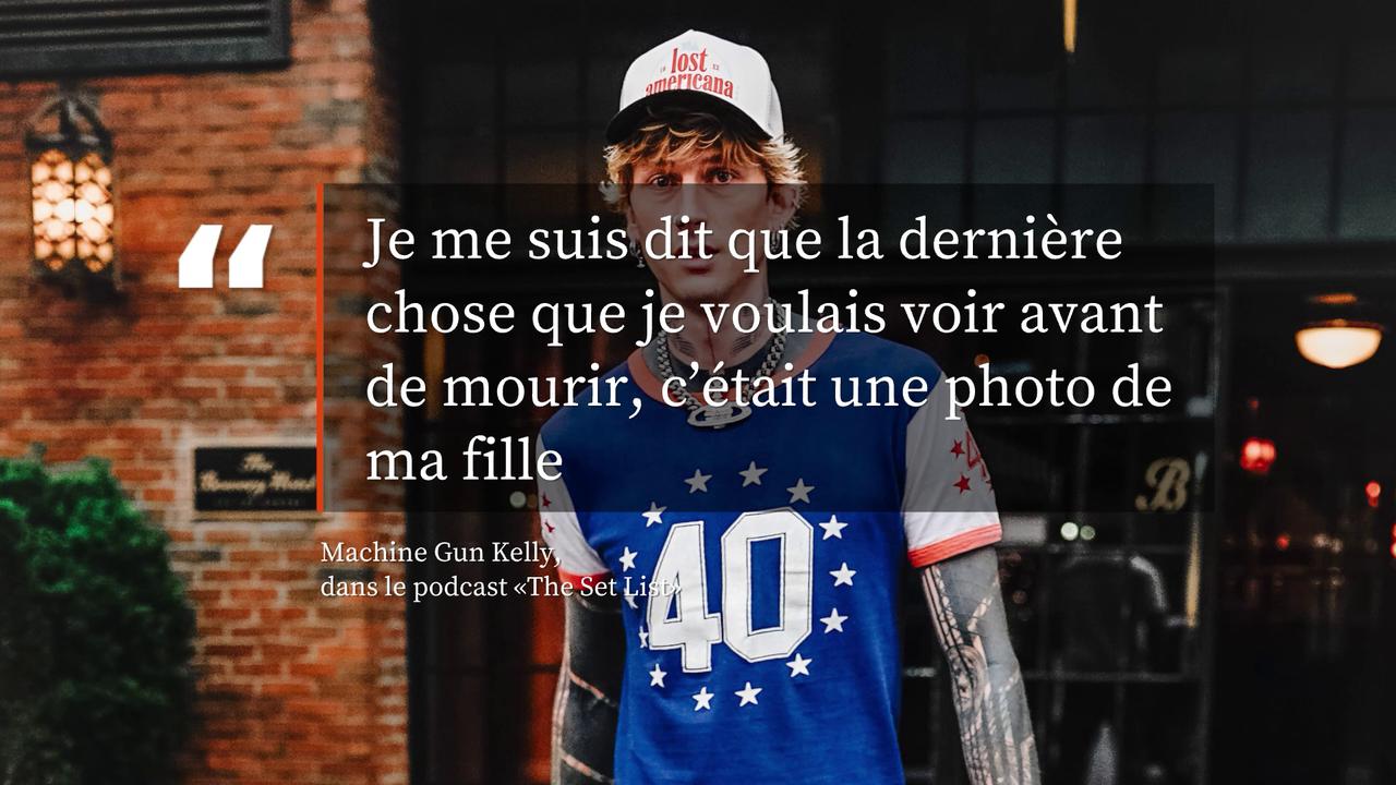 Video thumbnail for Machine Gun Kelly doit à sa fille Casie de l'avoir sauvé d'une overdose.