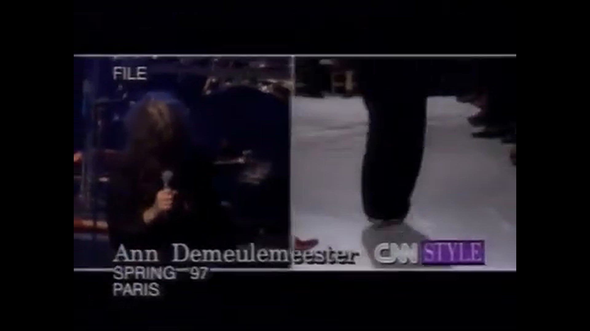 'Video thumbnail for 1997 Ann Demeulemeester Runway in Paris'