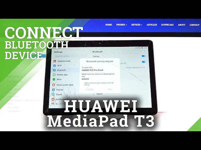 Video thumbnail for HUAWEI MediaPad T3 and Bluetooth Connection - Data Sharing Options
