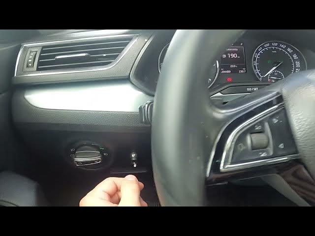 Video thumbnail for How to Enable or Disable Front Anti Fog Lights in Skoda Superb III (2015 – Now) - Use AntiFog Light