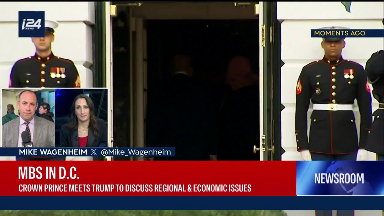 Video thumbnail for Senior correspondent Mike Wagenheim on Saudi crown prince's visit to the White House  | i24 NEWSROOM