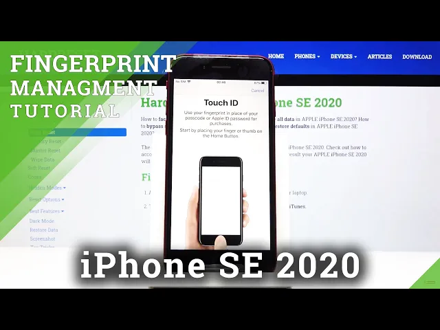 Video thumbnail for How to Add Fingerprint in iPhone SE 2020 – Fingerprint Lock Screen