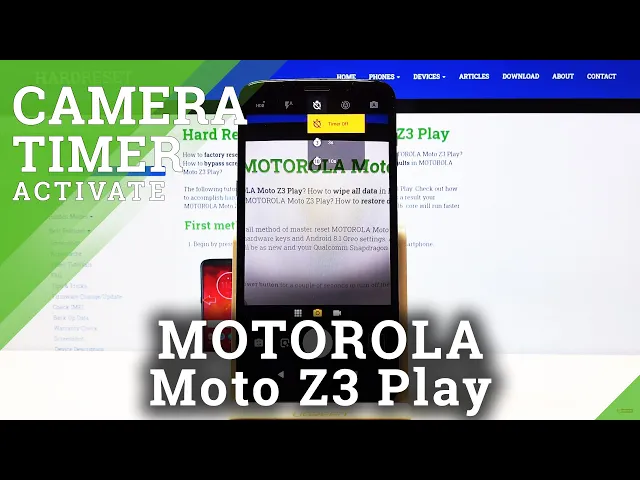 Video thumbnail for How to Add Camera Timer in MOTOROLA Moto Z3 Play – Camera Settings