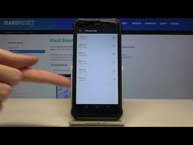 Video thumbnail for How to Change Photo Size in OUKITEL WP5 – Set Image Resolution