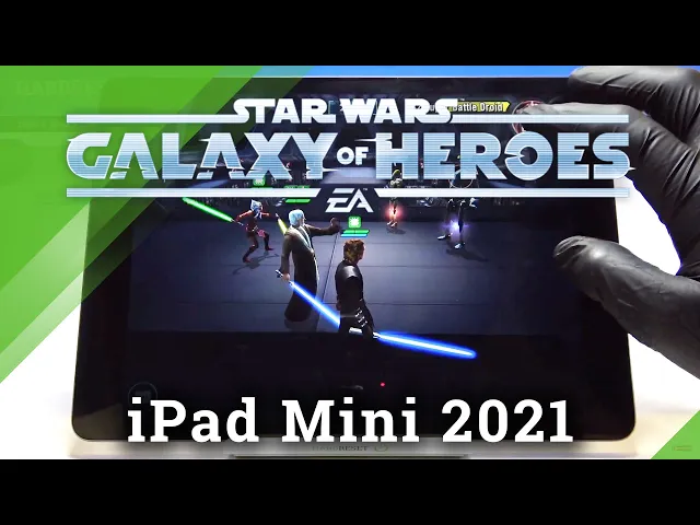 Video thumbnail for iPad Mini 2021 - Star Wars Galaxy of Heroes Gameplay Test - A15 Bionic Test