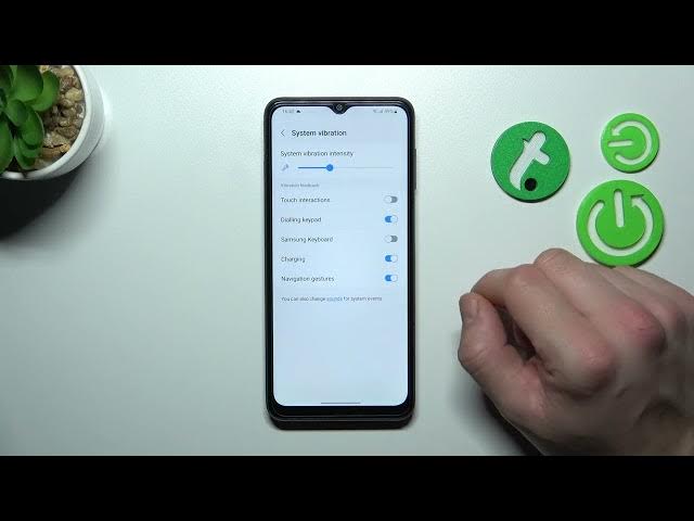 Video thumbnail for SAMSUNG Galaxy A04S & Sound Managing - Turn On/Off Touch Vibrations Mode