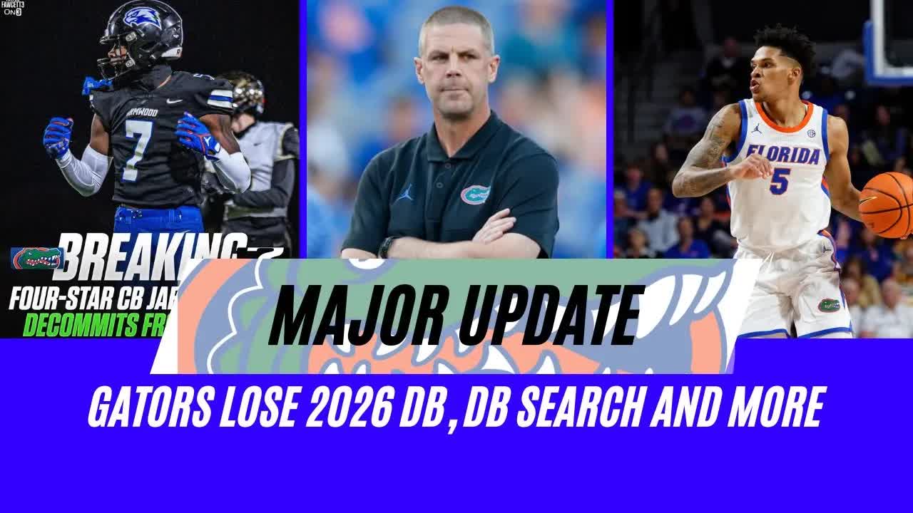 Video thumbnail for Gators LOSE 2026 DB to Miami, Potenial DB coaches & MORE