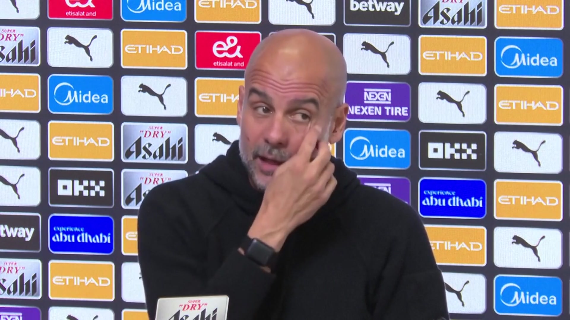 'Video thumbnail for ‘Positives and negatives’ to potential Premier League salary cap - Guardiola'