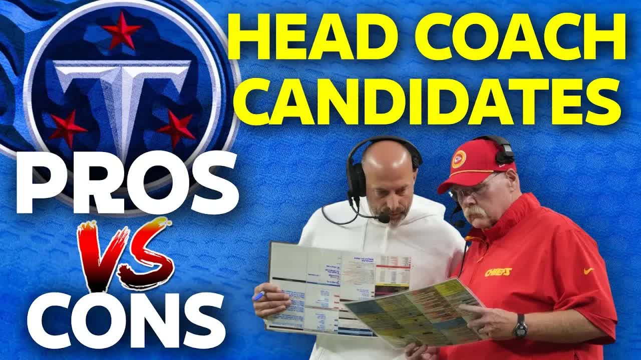 Video thumbnail for a to z sports nashville: matt nagy to tennessee titans? pros & cons of the potential coaching hire