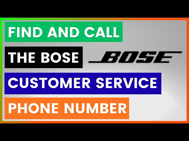Video thumbnail for How To Find And Call The Bose Customer Service Phone Number? [in 2026]