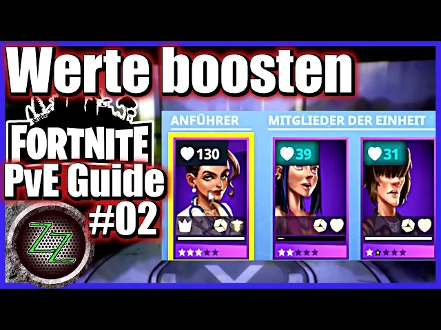 'Video thumbnail for Fortnite Rette die Welt Tipps und Tricks ⚡ Blitz Level & Werte erhöhen mit Einheiten & Überlebenden'