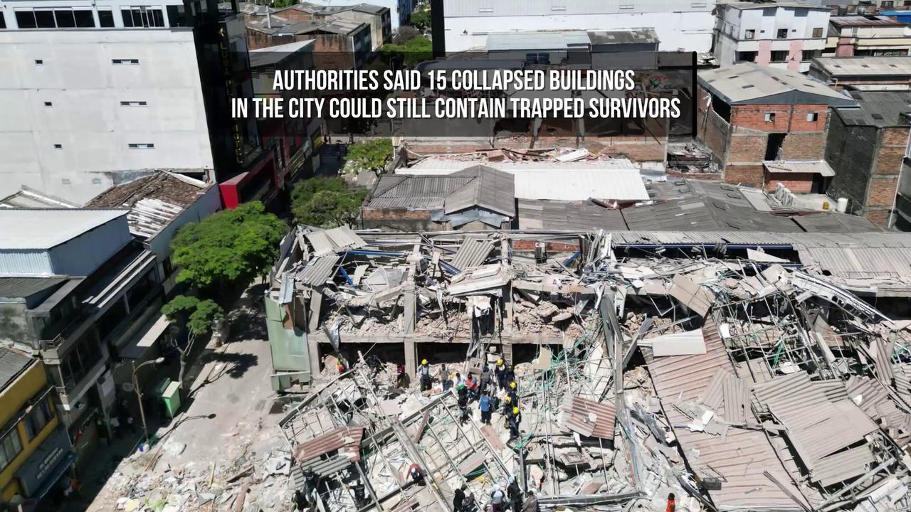 Video thumbnail for Colombia Earthquake Kills at Least 132 People.