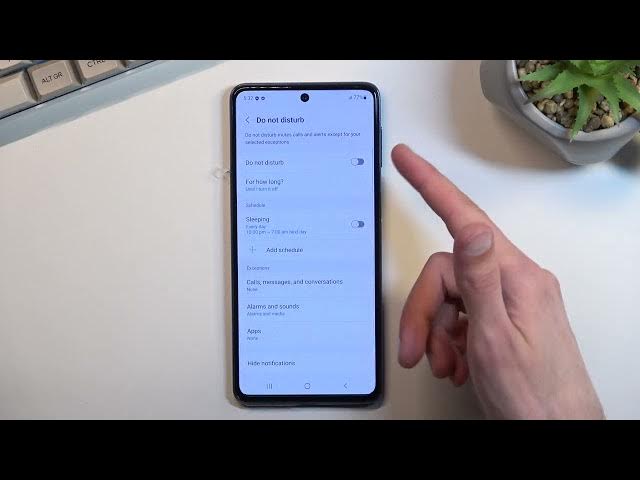Video thumbnail for How to Activate Do Not Disturb Mode on SAMSUNG Galaxy M53 - Set Up DND Mode