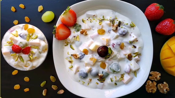 Video thumbnail for Tasty and Creamy Fruit Salad Recipe
