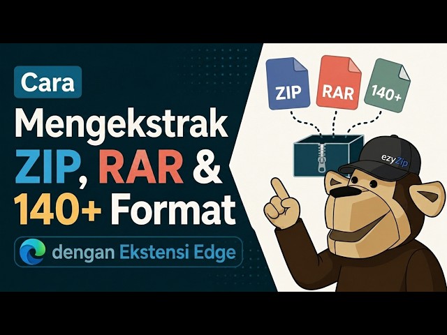 Video thumbnail for 📦 Ekstrak ZIP, RAR & 140+ Format dengan Add-on Edge | Gratis & Lokal