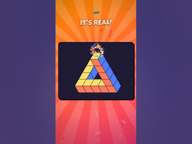 Video thumbnail for The Impossible Triangle… Is It Real? 🔺🤯 #shorts