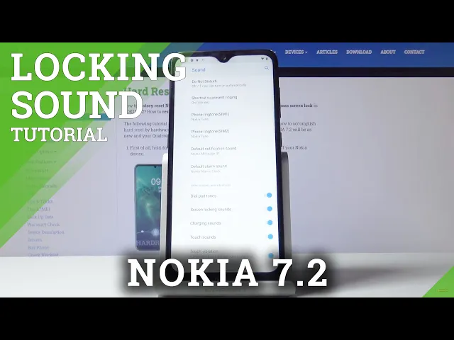 Video thumbnail for How to Deactivate Locking Sound in NOKIA 7.2 – Turn Off Locking Tone