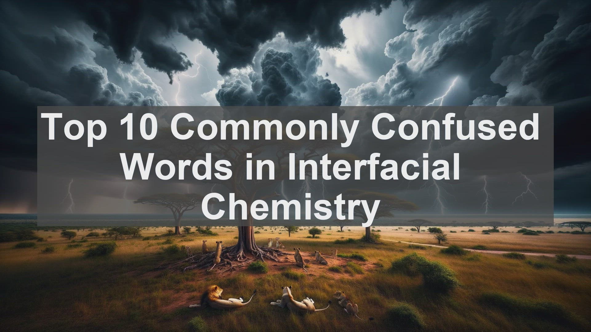 'Video thumbnail for Top 10 Commonly Confused Words in Interfacial Chemistry'