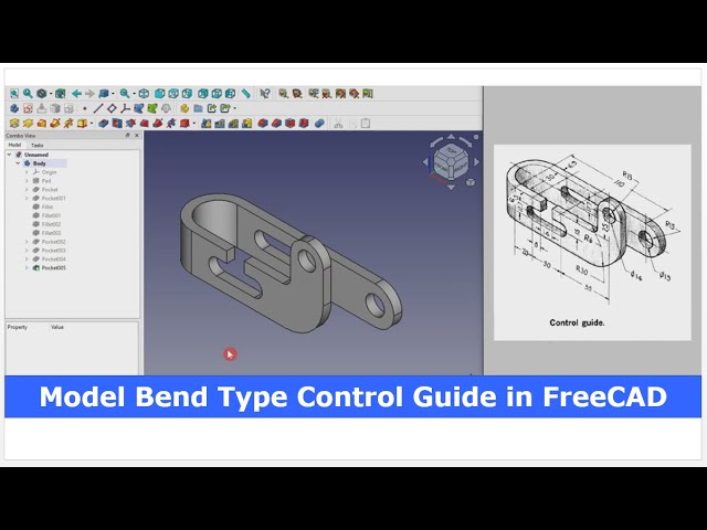 Video thumbnail for Model Bend Type Control Guide with FreeCAD | FreeCAD Tutorial | 3D Modeling | Mechnexus |